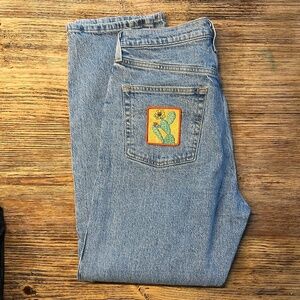 NEVER WORN Levis 501s size 30 with custom patch
